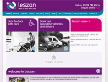 Tablet Screenshot of leszan.co.uk